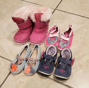 Lot of Toddler Girls Size 5-6 Shoes